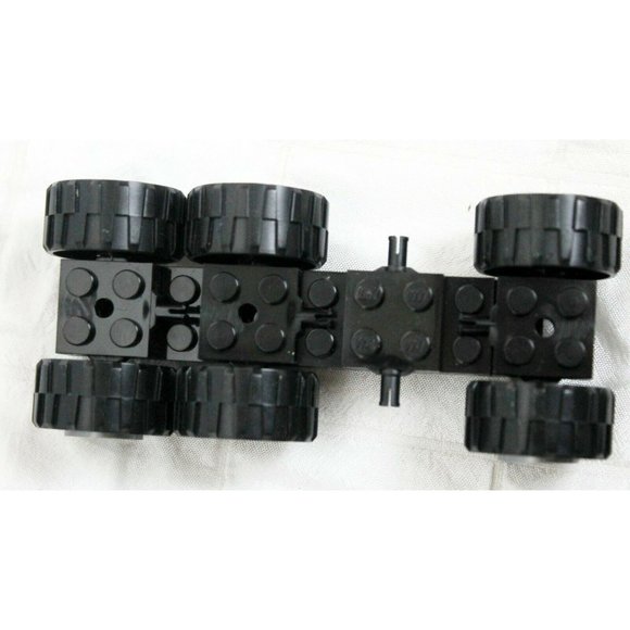 Lot of Lego Wheels Multiple Sizes Trailer 8 Wheels Parts Accessories Vehicles - Picture 4 of 9